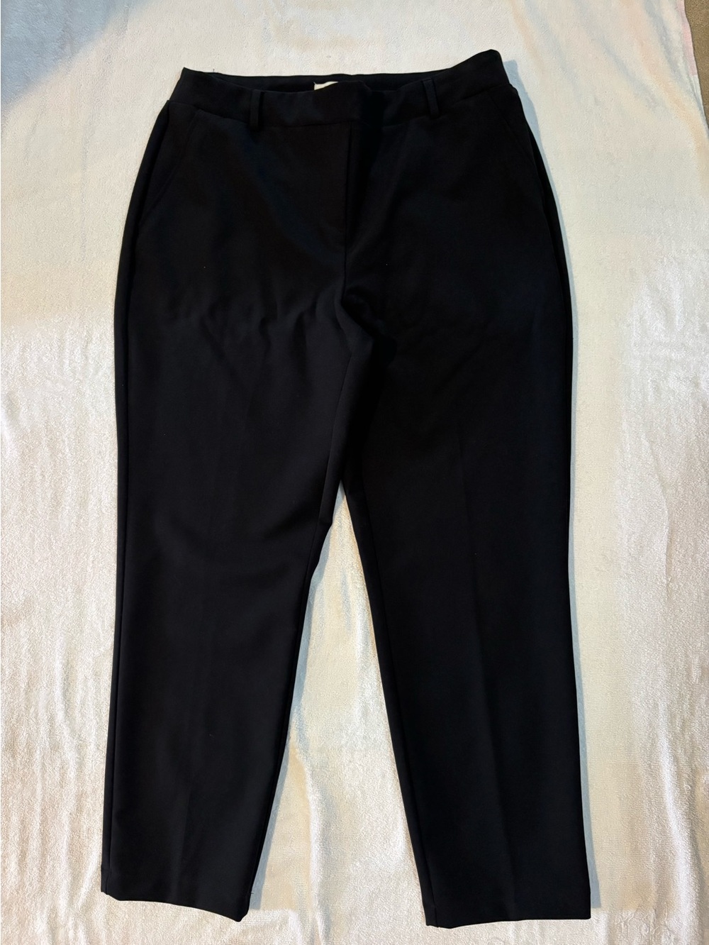 Soho Apparel Black Tailored Ankle Trousers